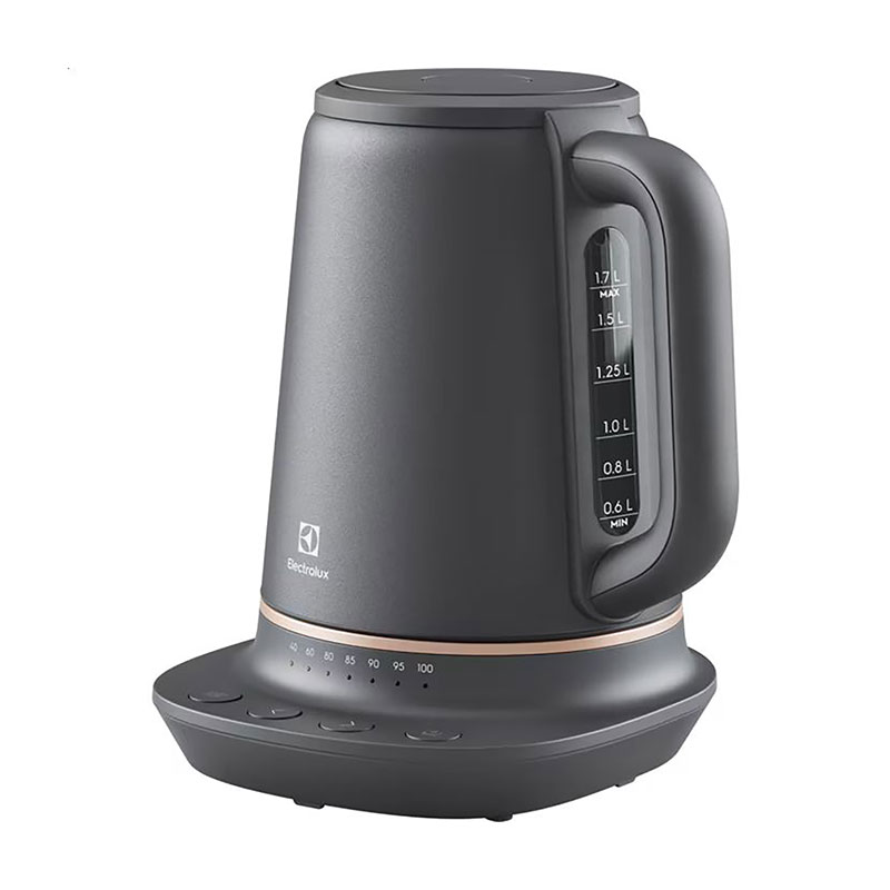 Електрочайник Electrolux чорний, 1.7 л (E7K1-6BP)
